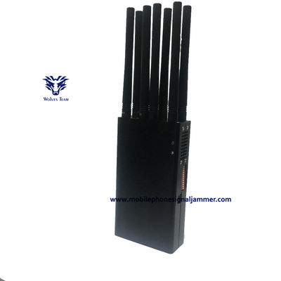 comprar Jammer portátil de la señal del teléfono móvil de 10 antenas PCS CDMA 3G 4G 5G WiFi GPS Jammer de la señal online manufacture