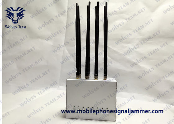 Antena ajustable del poder más elevado 8 de la emisión de la señal del teléfono móvil que bloquea la emisión de WiFi GPS G/M CDMA 3G 4G 5G 100 metros