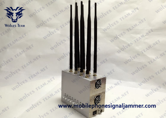 Antena ajustable del poder más elevado 8 de la emisión de la señal del teléfono móvil que bloquea la emisión de WiFi GPS G/M CDMA 3G 4G 5G 100 metros