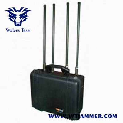 Telescopio portátil del laser del IR de la cartera que atasca la gama 3500 metros del Uav del abejón de la emisión de WIFI GPS de molde anti de la señal