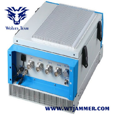 comprar GSM CDMA 4G 5G Interruptor de señal de teléfono celular para prisión Convoy militar / policía Rango de cobertura de 300 metros online manufacture