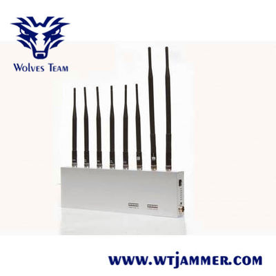 10 bandas 16 vatios de 3G 4G GPS WiFi LoJack del VHF de la frecuencia ultraelevada de emisión de la señal