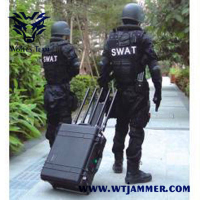 8 emisión militar portátil de la señal del poder más elevado 200W G/M GPS 3G 4G 5G WIFI de las bandas