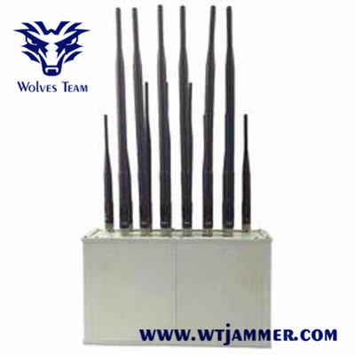 comprar 50W 14 Banda escritorio Wi-Fi Lojack CDMA GSM Jammer de señal online manufacture
