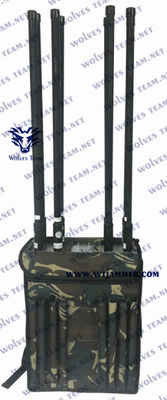 Tipo portátil de la señal del teléfono celular de Manpack de la emisión de la señal de la mochila de 6 bandas para el ejército