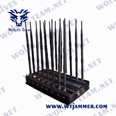 comprar 18 bandas localizador 48W 5.2G 5.8G 5G todo el teléfono celular jammer de señal online manufacture
