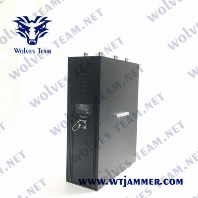Exhibición militar del G/M 3G 4G 80w LCD de la emisión de la mochila de la señal del RF