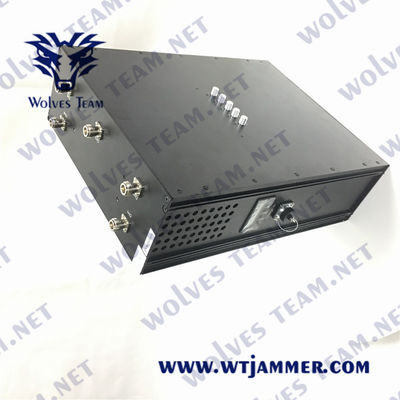 Exhibición militar del G/M 3G 4G 80w LCD de la emisión de la mochila de la señal del RF