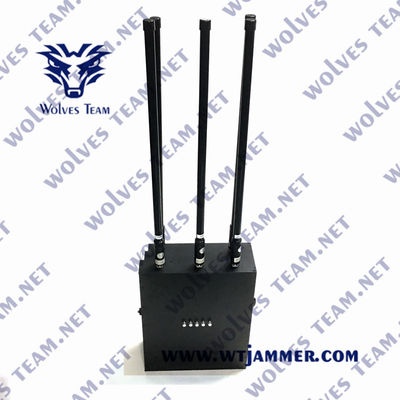 Bandas militares sistemáticas de la emisión 4G 5G seis de la señal de la mochila 80W del 150m