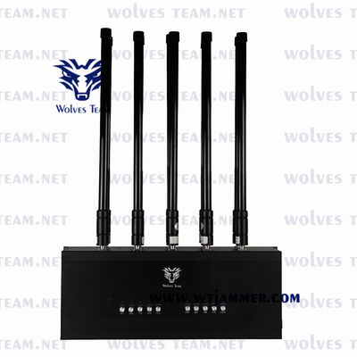 10 emisión móvil portátil de la señal de WIFI GPS Lojack de la emisión del G/M CDMA de las bandas