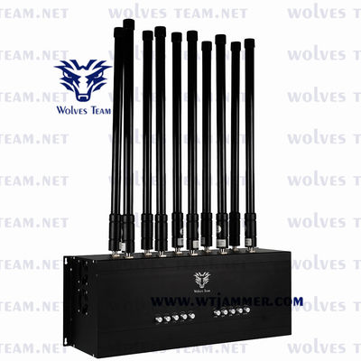 10 emisión móvil portátil de la señal de WIFI GPS Lojack de la emisión del G/M CDMA de las bandas