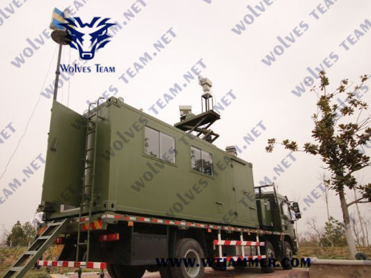 Detección del radar de vigilancia de aire del metal 12ghz-18ghz que sigue 2500 metros