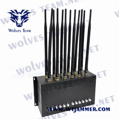 comprar CDMA 24W bloqueador de teléfono móvil jammer 12 antenas DCS GSM GPS wifi online manufacture