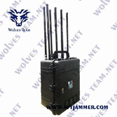 Bandas portátiles 1200W de la frecuencia ultraelevada 3G 4G 5G 12 del VHF de GPS de la emisión de la señal del G/M WIFI