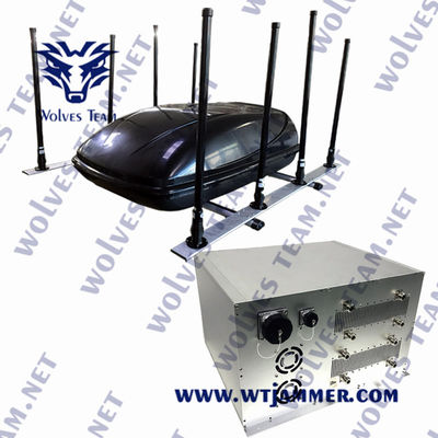 comprar GSM PCS Jammer de señal de vehículo 3G 4G 5G WIFI GPS VHF UHF 500W CDMA online manufacture