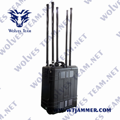 Emisión portátil 3G 4G LTE 4G Wimax 5G WIFI 1200W el 1000m de la señal de CDMA PCS