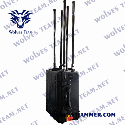 Emisión portátil 3G 4G LTE 4G Wimax 5G WIFI 1200W el 1000m de la señal de CDMA PCS
