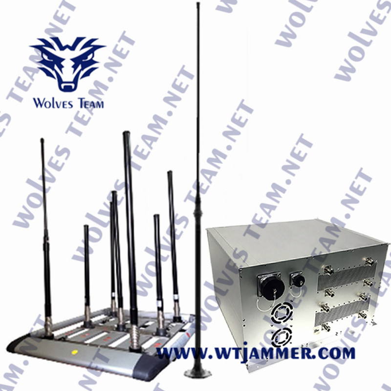frecuencia ultraelevada GPS 4G 5G del VHF de WIFI de la emisión de la bomba de 330W IED con el sistema del convoy del DDS