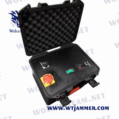 Alta potencia WIFI portátil GPS VHF teléfono móvil 5G jammer de señal extra batería de mochila