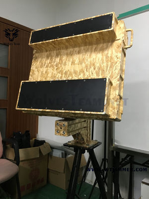 Sistema de señal de radar anti-drones detector de 3 km de larga distancia a prueba de verrugas