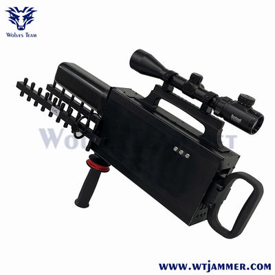 Frecuencia de señal de drones portátil RF 433MHz WiFi 5.8g Gpsl1 Jammer de señal