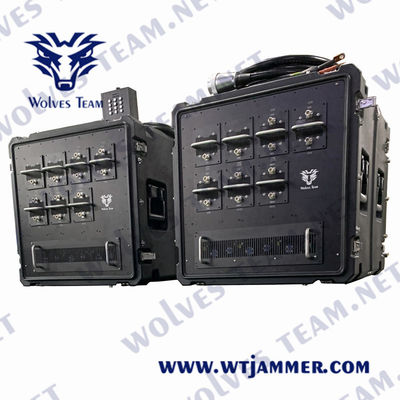 2G 3G 4G 5G WIFI VHF UHF Jammer de señal de vehículo hasta 300 metros Rango de interferencia