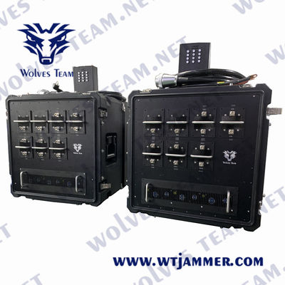 GPS de alta potencia VHF UHF Interruptor de teléfonos celulares para protección VIP Bloqueador de larga distancia