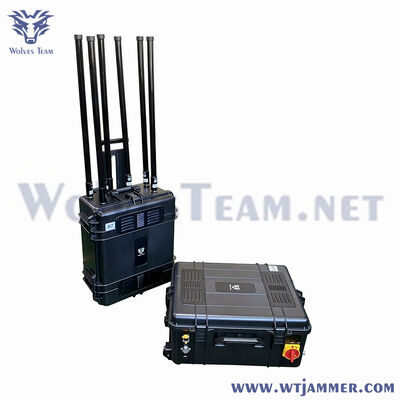 Bomba IED portátil potente RF315/433/868/915MHz 20-700MHz Jammer de señal con control remoto