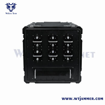 20-6000MHz con 500 metros de inhibidor de bombas IED de aleación de aluminio GPS VHF UHF 2G 3G 4G 5G WIFI5.8G