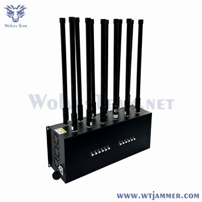 12 Band Desktop WiFi GPS Jammer Blocks 4G 5G & Mobile Networks