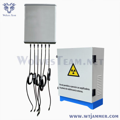 6 Channel 300W High Power Signal Jammer 300m Range 4G 5G Cell Phone Reception Blocker