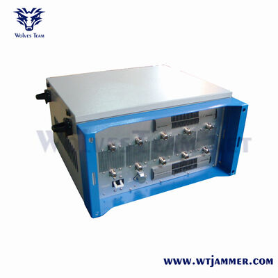 10 canales de alta potencia 1200W bloqueador de señal resistente al agua para exteriores antena direccional GSM CDMA VHF UHF