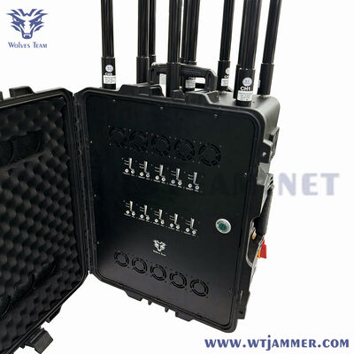 600W 10 niveles de potencia ajustables de la emisión portátil de la señal de la maleta de las bandas