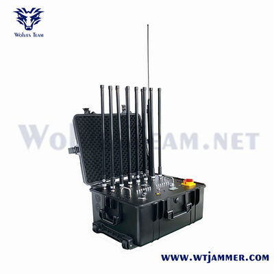 6 bloque 2G/3G/4G/5G/WiFi/GPS de la emisión de la señal del carro del poder más elevado de 6 canales 600W