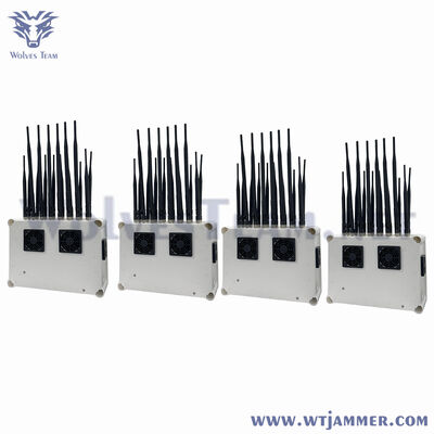 22 canales 1200W todo el equipo de escritorio de red jammer de frecuencia completa