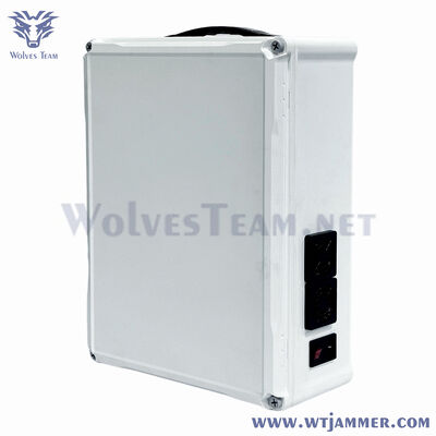 20 maneras 800W de escritorio blanco Industrial Jammer de señal con enfriamiento continuo