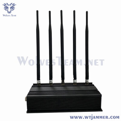 14 canales 300W Interruptor de señal de escritorio de banda completa 2G / 3G / 4G / 5G / WiFi / Drone