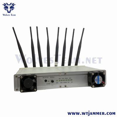 12 Bands 600W Industrial Grade Anti-Drone & Anti-Cell Phone Signal Blocker