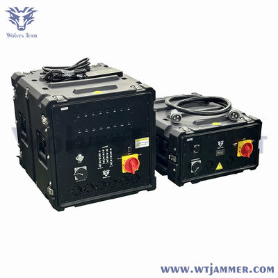 Jammer táctico resistente de 16 canales Antena de techo oculta integrada y unidad de control lista para el campo
