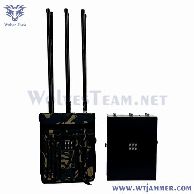 Emisión de patrulla interior fija y al aire libre de doble uso con diseño de camuflaje sigiloso de la emisión de la mochila de 6 antenas