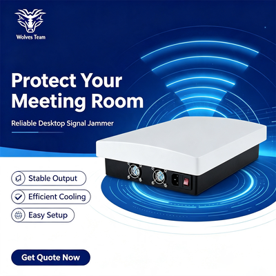 60W 12 bandas Omnidireccional interferencia de señal de la antena para la privacidad de la sala de conferencias