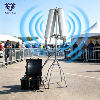 400W 8-Band Directional Antenna Signal Jammer UAV Drone Jammer