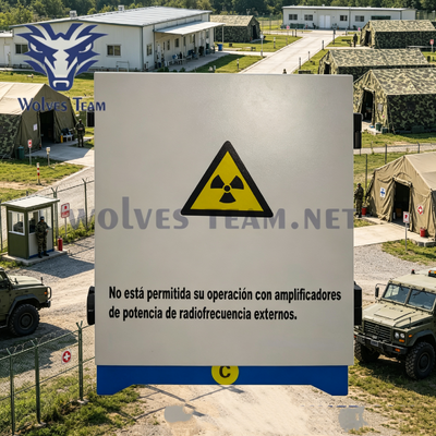 240W de alta potencia 12 bandas de aire libre resistente al agua GSM celular y WiFi anti-drone jammer de señal para las fuerzas armadas seguridad del perímetro del campamento