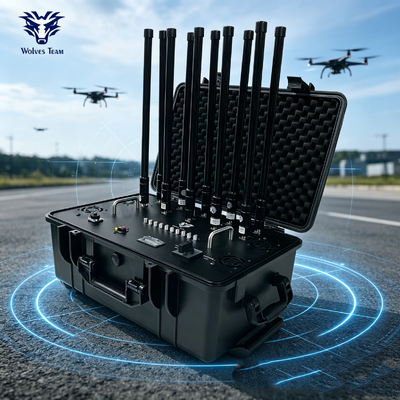 Portable Signal Jammer with Multi Frequency Coverage for Secure Communication Control in Various Environments
