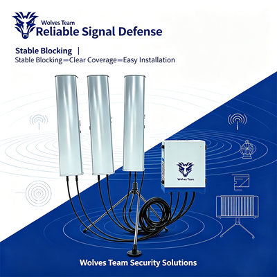 600W IP65 Waterproof 14-Band Outdoor Signal Jammer RF Jammer for 2G 3G 4G 5G WiFi GPS L1 L2