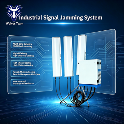 Bloqueador de señal exterior de 14 bandas de 600W IP65 a prueba de agua con alcance de 600m para CDMA GSM DCS PCS 3G 4G LTE WiMAX WiFi GPS