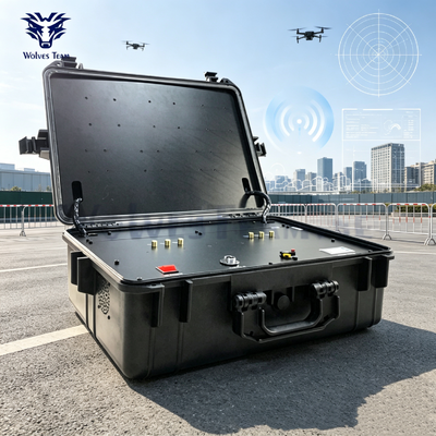 Jammer portátil ligero de 6 canales para anti WiFi Bluetooth GPS