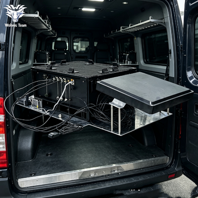 Vehicle Signal Jammer 8 Bands Full Band Cell Phone WiFi RF Signal Blocker Device For Vehicles