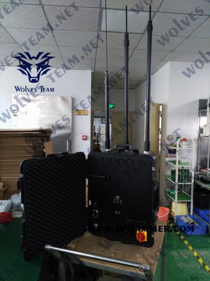 300W 500m VHF UHF NMT CDMA Bloqueador de señales para automóviles