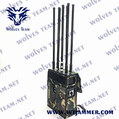Interruptor de señal para teléfonos móviles de larga distancia de 90W GPS WIFI5.8G para drones